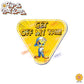 Angry Yellow Bird | Get Off My Tail! | Suction Cup Sign, Magnet OR Vinyl Decal Sticker