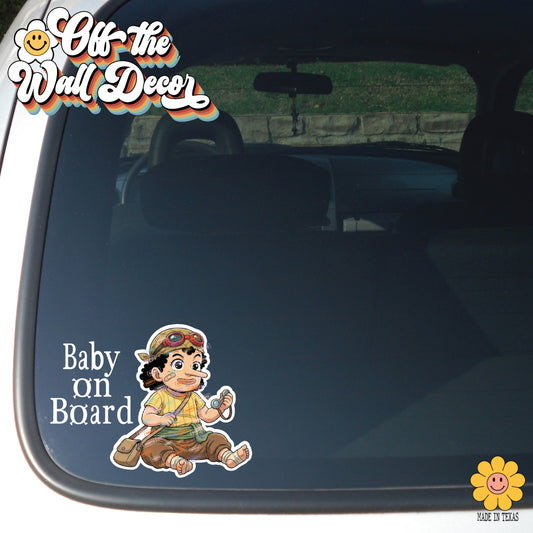 Little Usopp | Baby on Board | Vinyl Decal Sticker