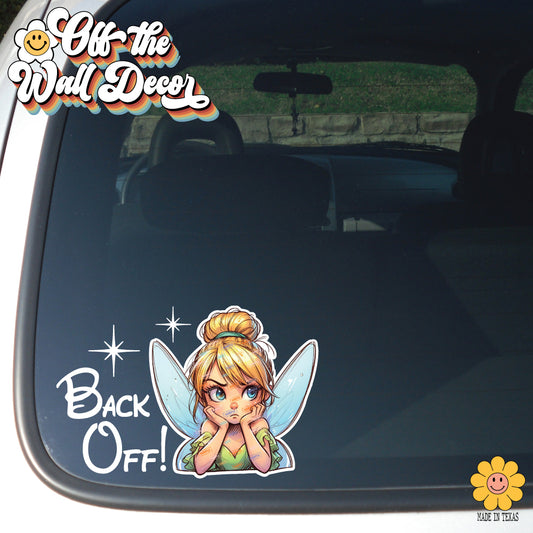 Back Off! Tinkerbell | Vinyl Decal Sticker