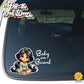 Baby Princess Jasmine | Baby on Board | Suction Cup Sign, Magnet OR Vinyl Decal Sticker