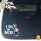 Baby Horror Characters | Kids on Board | Suction Cup Sign, Magnet OR Vinyl Decal Sticker