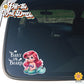 Little Mermaid Ariel | Baby on Board | Suction Cup Sign, Magnet OR Vinyl Decal Sticker