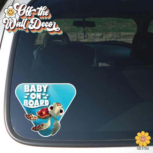 Little Squirt | Baby on Board | Suction Cup Sign, Magnet OR Vinyl Decal Sticker