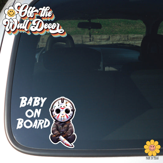 Baby Jason | Baby on Board | Vinyl Decal Sticker
