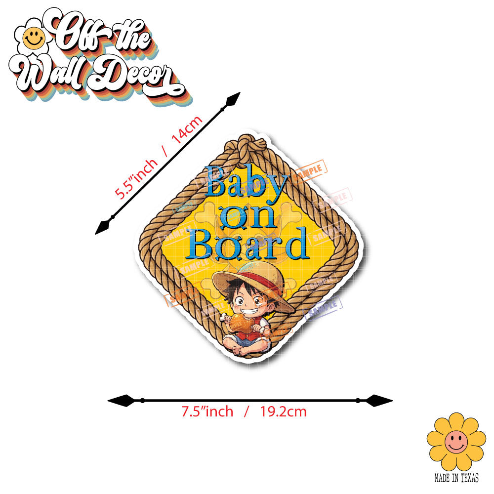 Little Luffy | Suction Cup OR Magnet