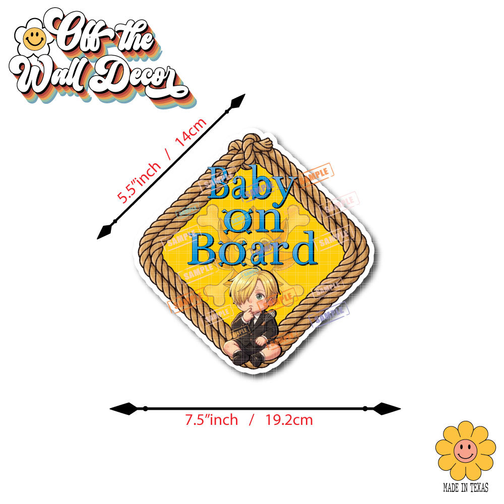 Little Sanji | Suction Cup OR Magnet