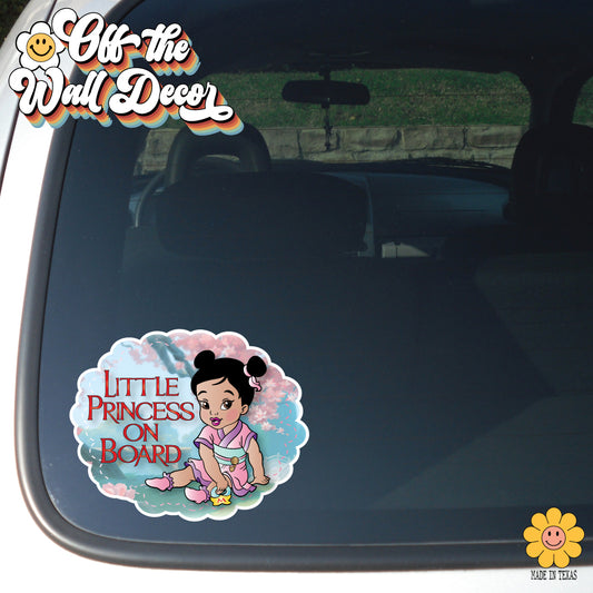 Little Mulan | Baby on Board | Suction Cup Sign, Magnet OR Vinyl Decal Sticker