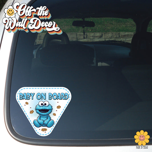 Baby Cookie | Baby on Board | Suction Cup Sign, Magnet OR Vinyl Decal Sticker