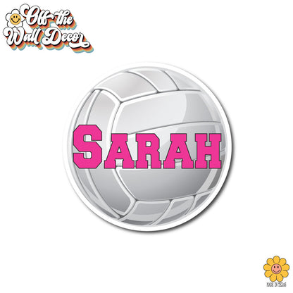 Volleyball | Sports Bag Tag, Vinyl Decal, OR Tumbler Sticker