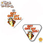 Tigger - Get Off My Tail! | Suction Cup Sign, Magnet OR Vinyl Decal Sticker