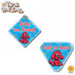 Red Puppy | Baby on Board | Suction Cup Sign, Magnet OR Vinyl Decal Sticker