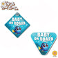 Baby Surgeon Fish Dory | Baby on Board | Suction Cup Sign, Magnet OR Vinyl Decal Sticker
