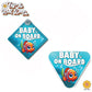 Little Nemo | Baby on Board | Suction Cup Sign, Magnet OR Vinyl Decal Sticker