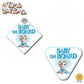 Little Princess Elsa | Baby on Board | Suction Cup Sign, Magnet OR Vinyl Decal Sticker