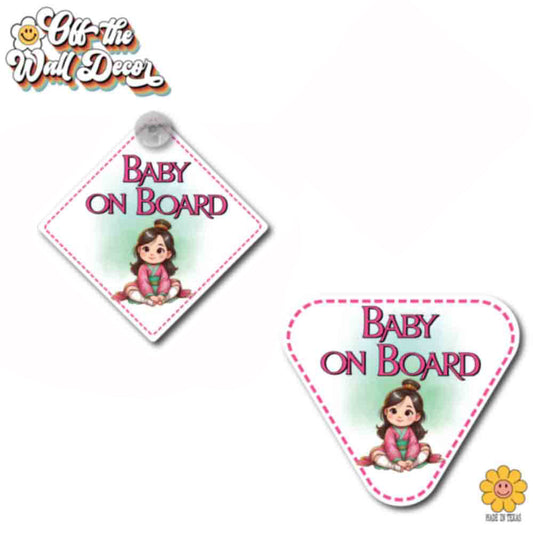 Little Mulan | Baby on Board | Suction Cup Sign, Magnet OR Vinyl Decal Sticker