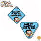 Back Off Betty Boop | Suction Cup Sign, Magnet OR Vinyl Decal Sticker
