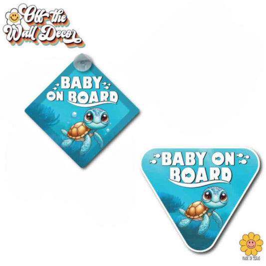 Little Squirt | Baby on Board | Suction Cup Sign, Magnet OR Vinyl Decal Sticker