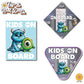 Little Sully & Mike | Kids on Board | Suction Cup Sign, Magnet OR Vinyl Decal Sticker