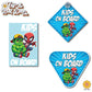 Hulk & Spidey | Kids on Board | Suction Cup Sign, Magnet OR Vinyl Decal Sticker
