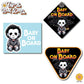 Michael | Baby on Board | Suction Cup Sign, Magnet OR Vinyl Decal Sticker