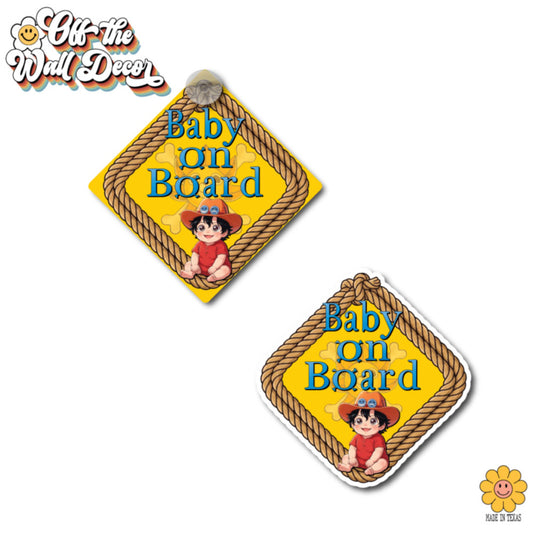 Little Portgas D. Ace | Suction Cup OR Magnet