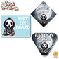 Baby Cloaked Horror | Baby on Board | Suction Cup Sign, Magnet OR Vinyl Decal Sticker