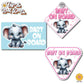 Baby Girl Elephant | Baby on Board | Suction Cup Sign, Magnet OR Vinyl Decal Sticker