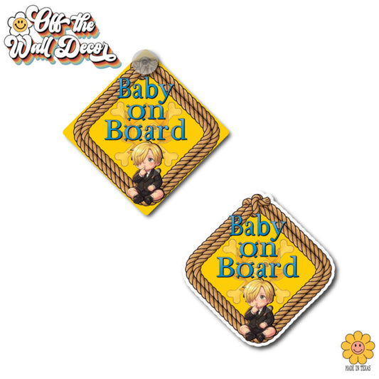 Little Sanji | Suction Cup OR Magnet
