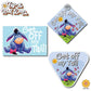 Get Off My Tail | Eeyore | Suction Cup Sign, Magnet OR Vinyl Decal Sticker
