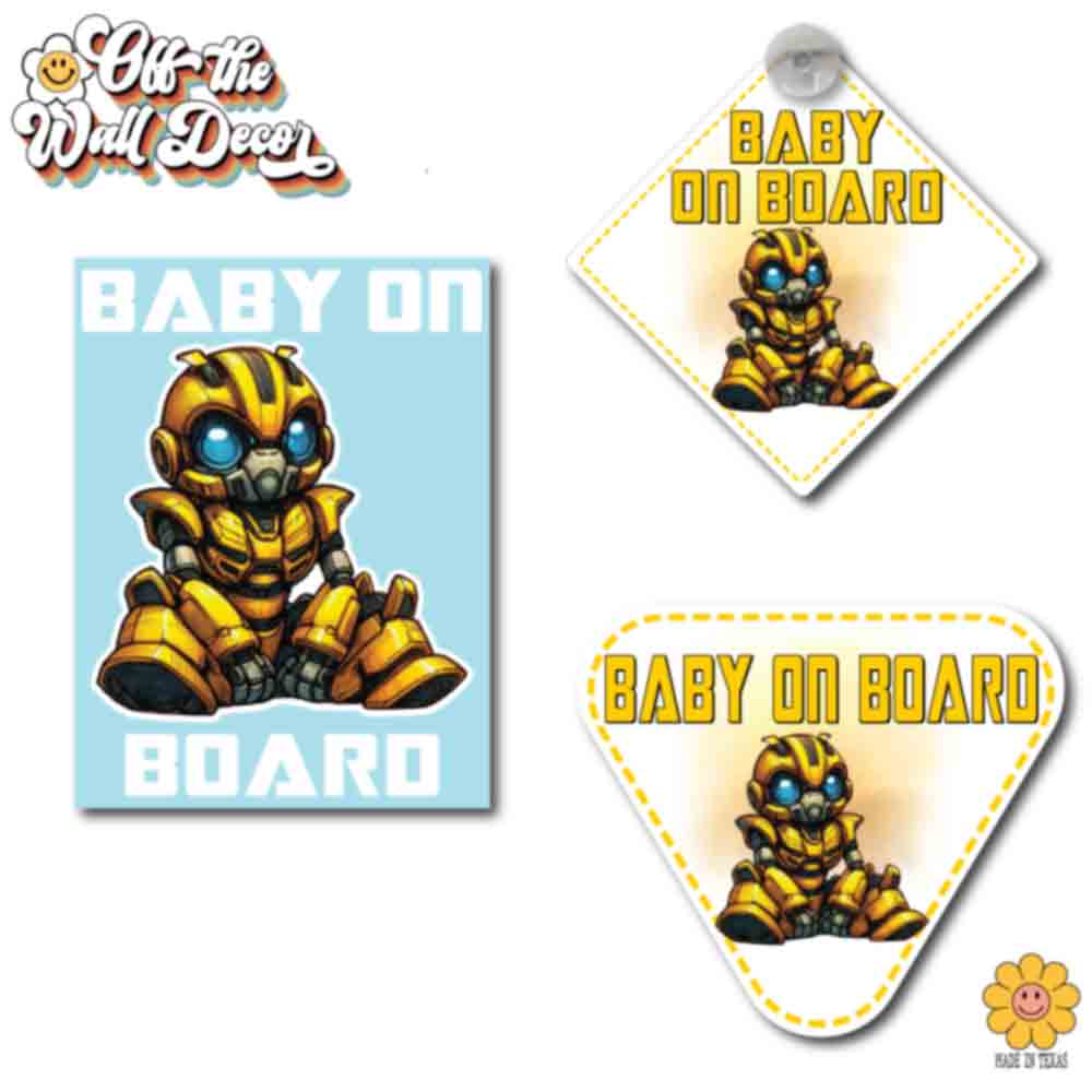 Baby Bumble Bee | Baby on Board | Vinyl Decal Sticker