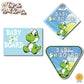 Baby Yoshi | Baby on Board | Suction Cup Sign, Magnet OR Vinyl Decal Sticker