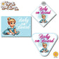 Little Cinderella | Baby on Board | Suction Cup Sign, Magnet OR Vinyl Decal Sticker