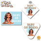 Moana Hawaiian Princess | Baby on Board | Suction Cup Sign, Magnet OR Vinyl Decal Sticker