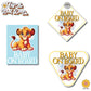 Simba | Baby on Board | Suction Cup Sign, Magnet OR Vinyl Decal Sticker