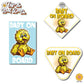 Baby Big Bird | Baby on Board | Suction Cup Sign, Magnet OR Vinyl Decal Sticker