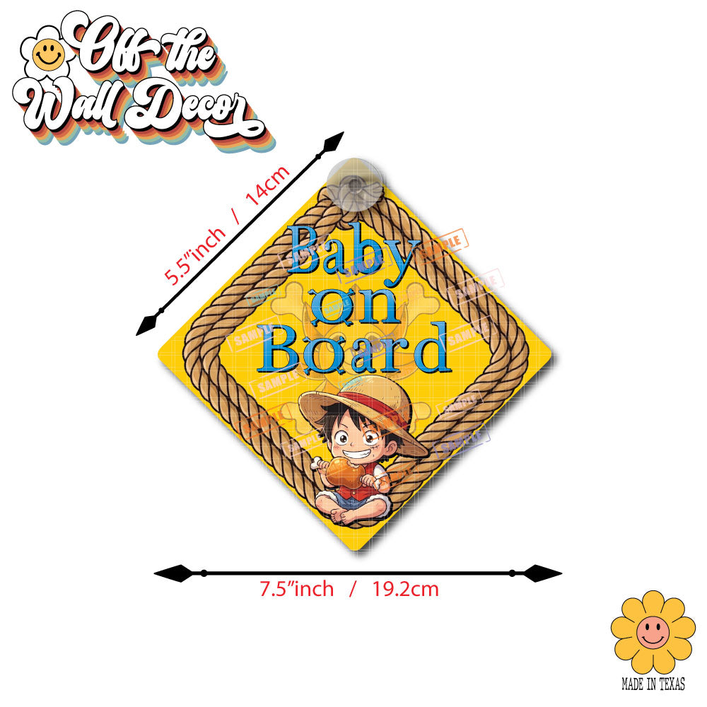Little Luffy | Suction Cup OR Magnet