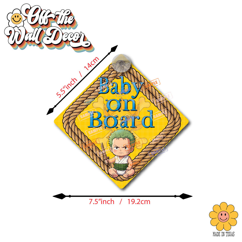 Little Zoro | Suction Cup OR Magnet