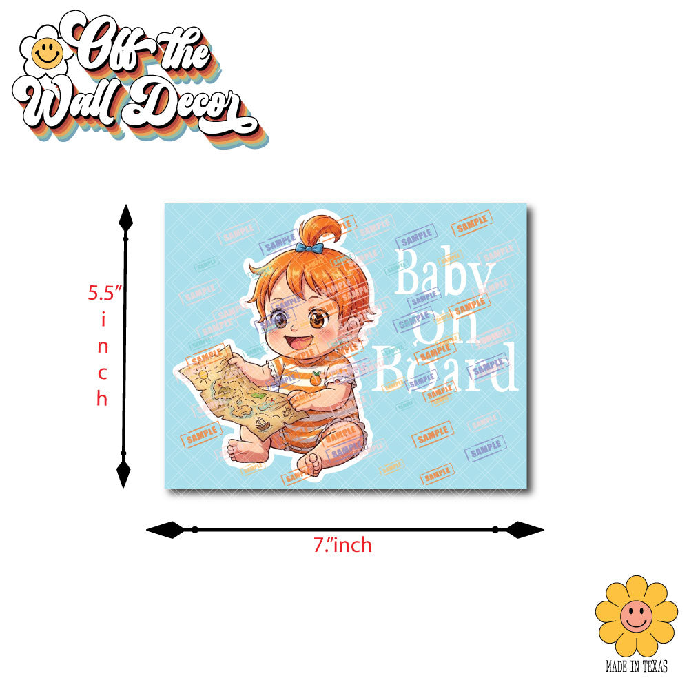 Little Nami | Baby on Board | Vinyl Decal Sticker
