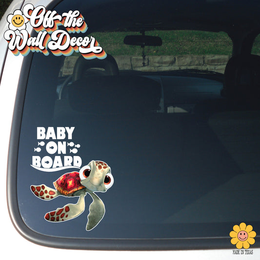 Little Squirt | Baby on Board | Suction Cup Sign, Magnet OR Vinyl Decal Sticker