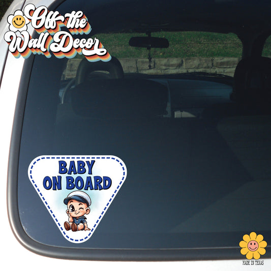 Baby Popeye | Baby on Board | Suction Cup Sign, Magnet OR Vinyl Decal Sticker