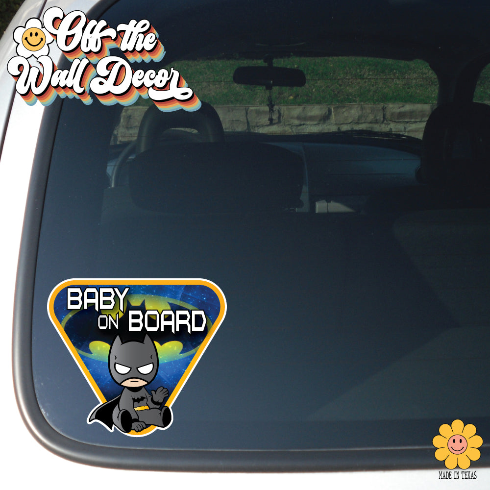 Baby Hero | Baby on Board | Suction Cup Sign, Magnet OR Vinyl Decal Sticker