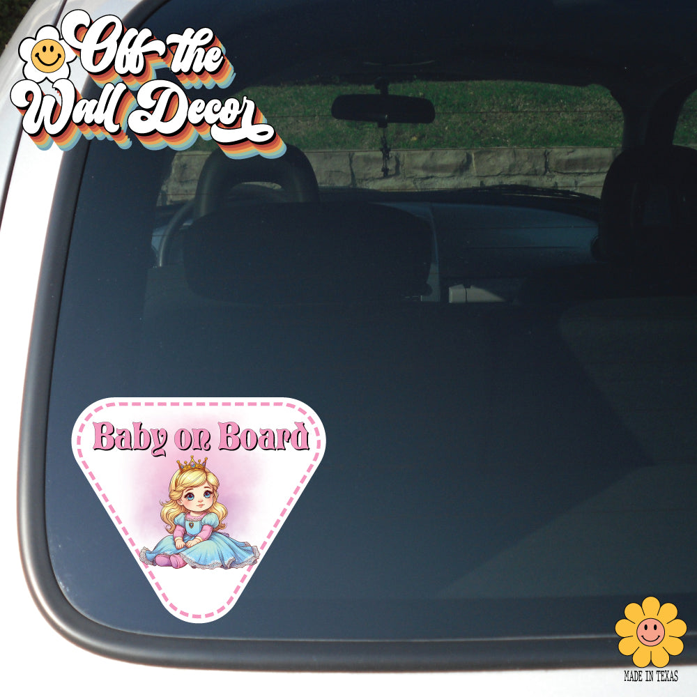 Baby Aurora | Baby on Board | Suction Cup Sign, Magnet OR Vinyl Decal Sticker