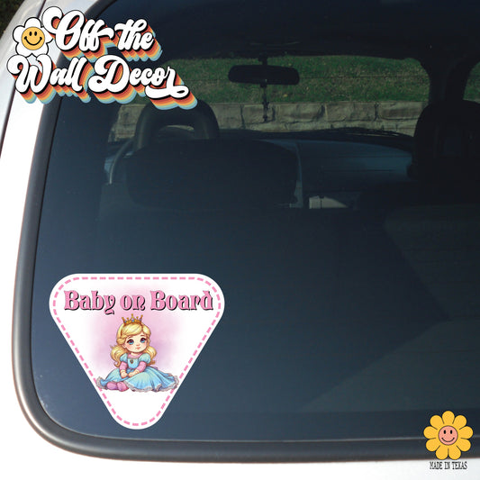 Baby Aurora | Baby on Board | Suction Cup Sign, Magnet OR Vinyl Decal Sticker