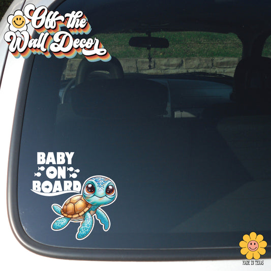 Little Squirt | Baby on Board | Vinyl Decal Sticker