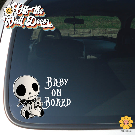 Baby Jack | Baby on Board | Suction Cup Sign, Magnet OR Vinyl Decal Sticker