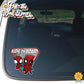 Deadpool & Spidey | Kids on Board | Suction Cup Sign, Magnet OR Vinyl Decal Sticker