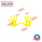 UP Family Hand Prints Mailbox Decals