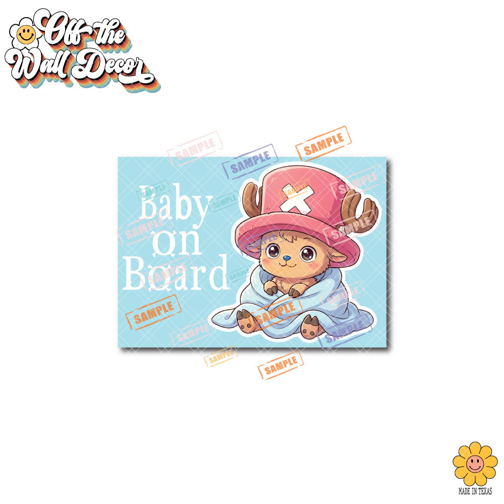 Little Chopper | Baby on Board | Vinyl Decal Sticker