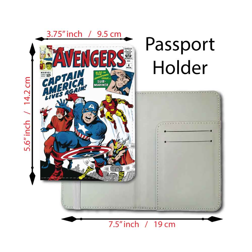 Captain America | Passport Holder & Luggage Tag