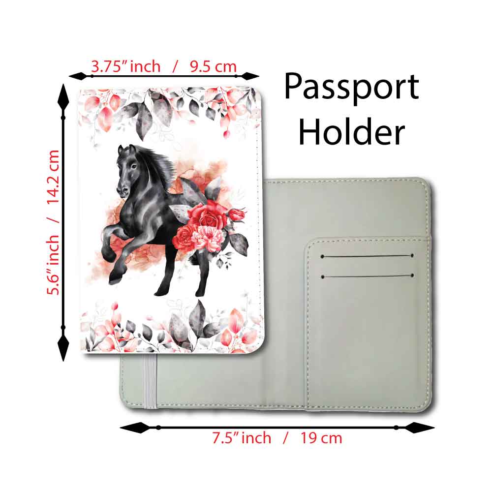 Black Horse | Passport Holder & Luggage Tag